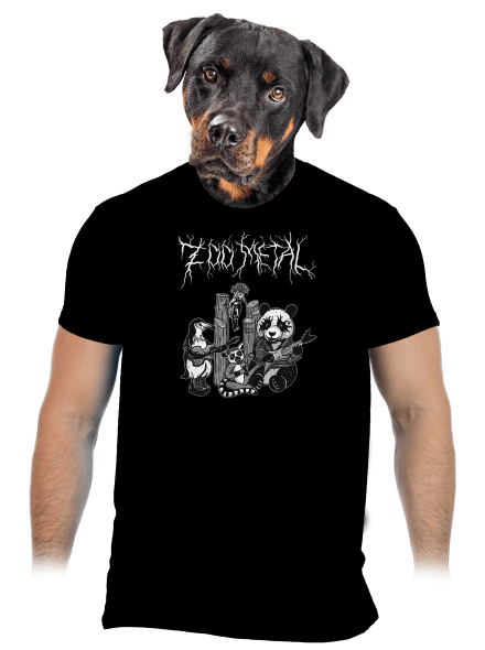 ZOO metal férfi póló Black