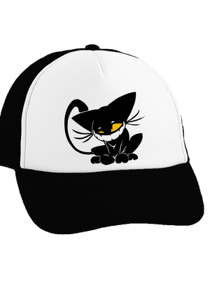 Evil cat teherautós sapka Black cap