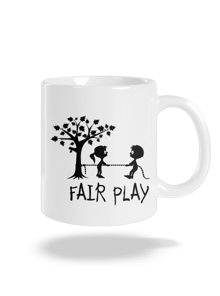 Fair play hagyományos bögre White