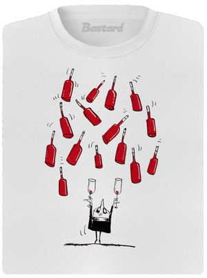 Boldog borász női sportpóló White