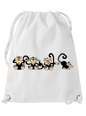 Majmok hátizsák White