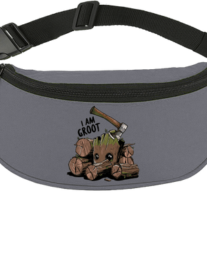 I Am Groot övtáska Graphite