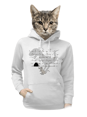 női kenguruzsebes pulóver