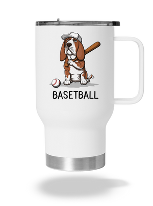 Basetball termosz bögre White