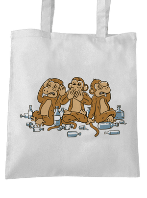 Majom trió táska White