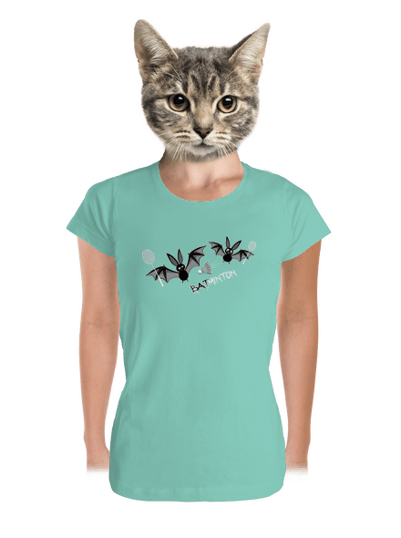 Batminton prémium női póló Mint Mal