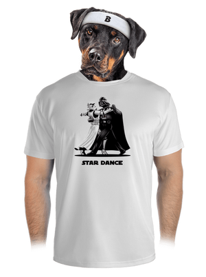 Star dance férfi sportpóló White