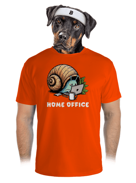Sneka home office férfi sportpóló Neon Orange