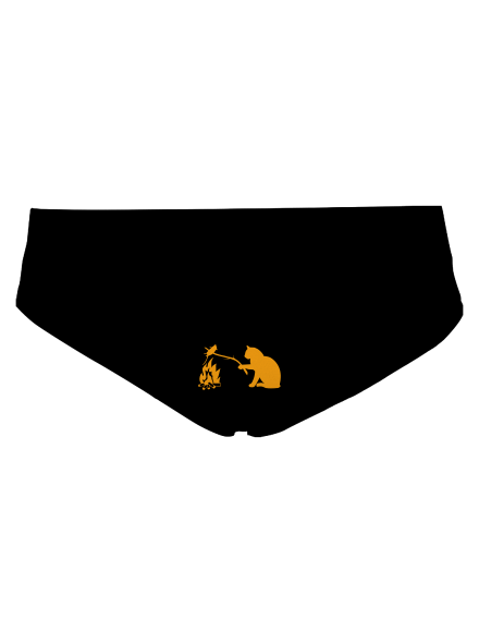 Macska-egér harc női bugyik Black