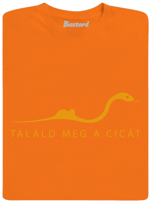 Találd meg a cicát gyerek póló Orange