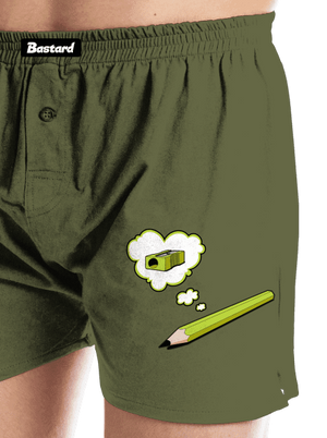 Ceruza és hegyező férfi alsó nadrág Khaki