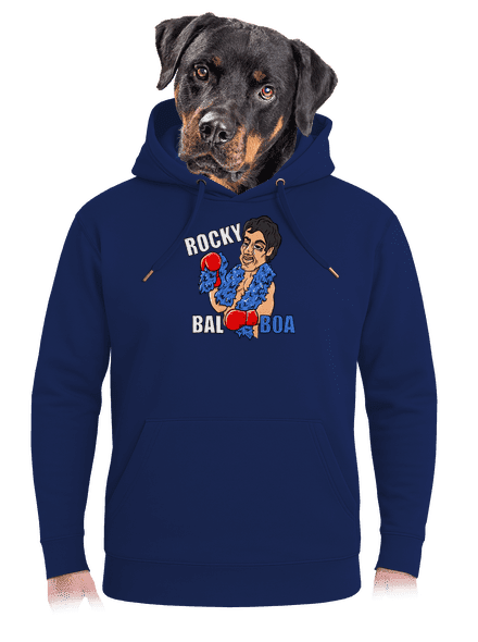 Rocky Bal boa unisex prémium pulóver Navy