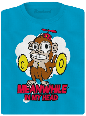 Monkey in my head női sportpóló Blue Atol