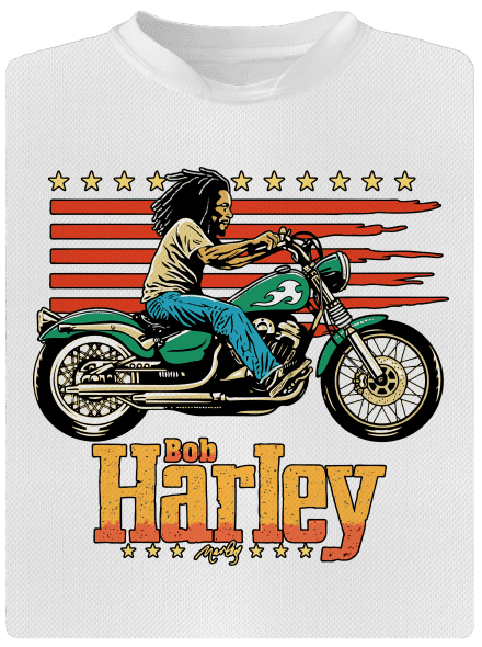 Bob Harley gyerek sport póló White