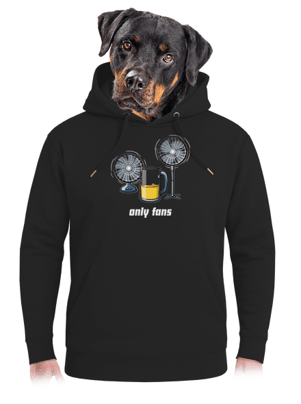 Only fans unisex prémium pulóver Dark Black