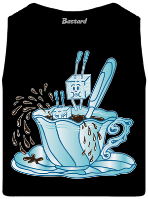 Cukorfüggő férfi trikó Black