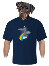 unisex túlméretezett póló