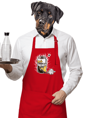 Energy drink kötény Red