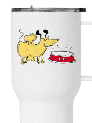 Csont termosz bögre White