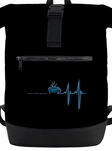 Coffee help hátizsák Black