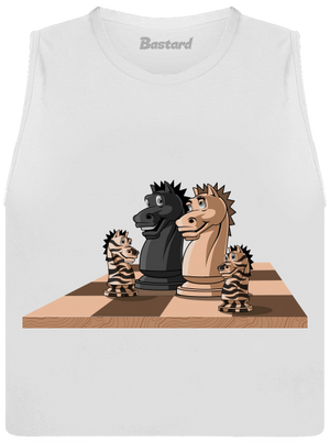 Sakkcsalád női bővített trikó White