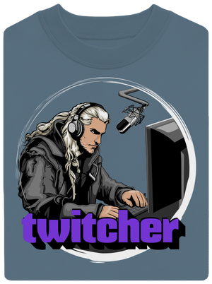 Twitcher unisex crewneck Nordic Blue