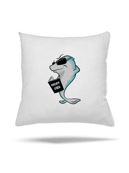 Moby Dick párna White