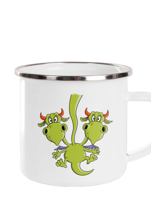 Háromfejű sárkány pléhbögre White