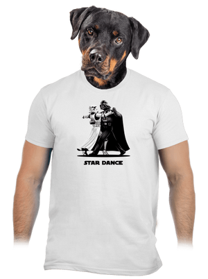 Star dance férfi póló White