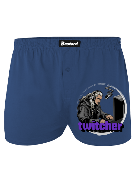 Twitcher férfi alsó nadrág Blue