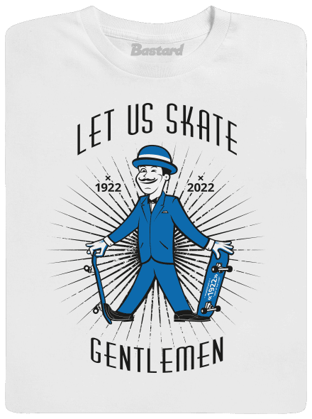 Let us skate férfi hosszú ujjú póló White