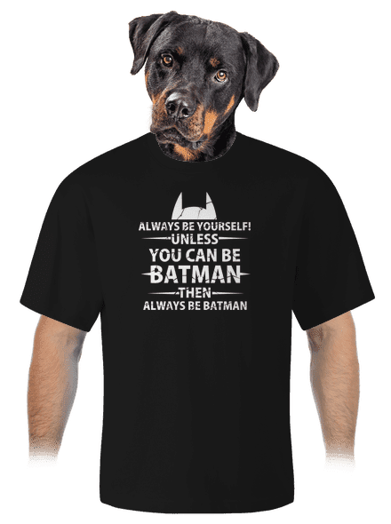Batman unisex túlméretezett póló Black