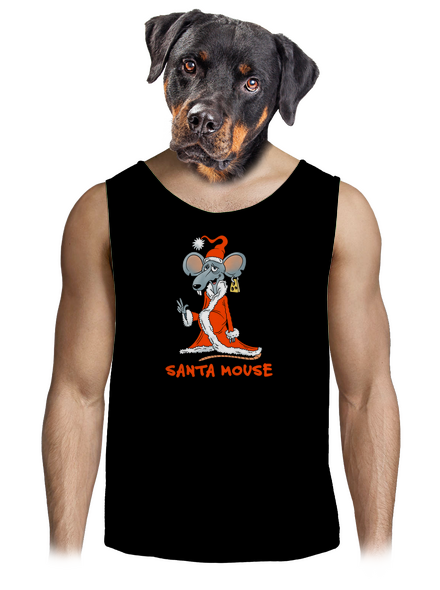 Santa mouse férfi trikó Black