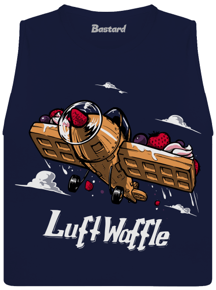 Luftwaffle női bővített trikó Navy