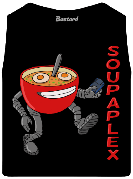 Soupaplex férfi trikó Black