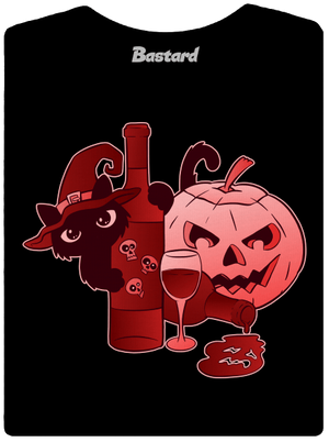 Hello wine prémium női póló Black