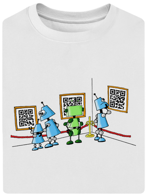 Gallery of tomorrow unisex túlméretezett póló White