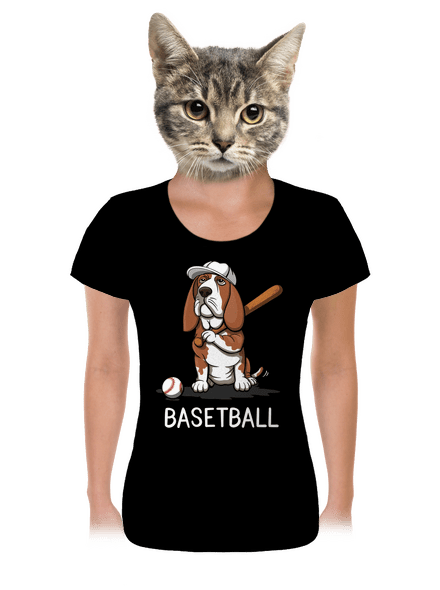 Basetball női póló Black