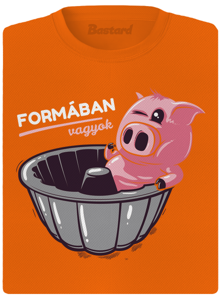 Formában női sportpóló Neon Orange