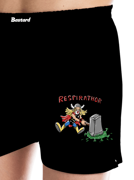 Respirathor férfi alsó nadrág Black
