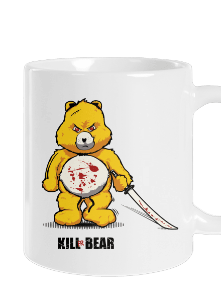 Killer bear hagyományos bögre White