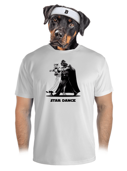 Star dance férfi sportpóló White