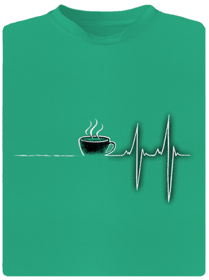 Coffee help férfi sportpóló Mint Mal