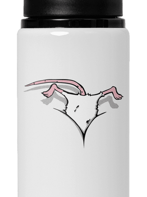 Egér a dekoltázsban kulacs White