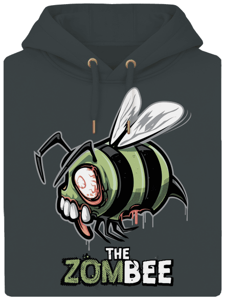 ZomBee unisex prémium pulóver Charcoal
