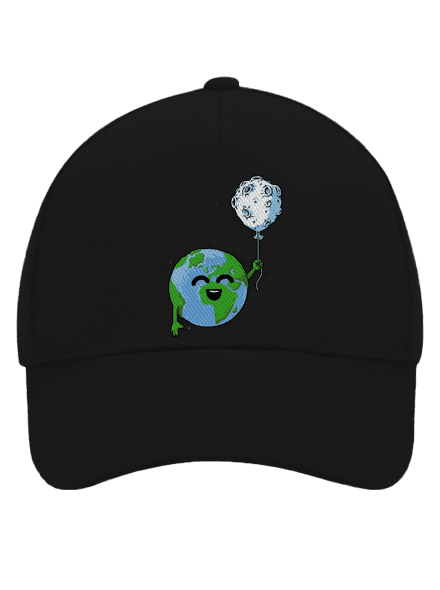 Ballon baseballsapka Black