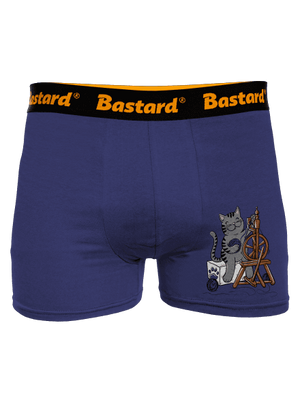 Dorombol a macska boxeralsó Blue Navy