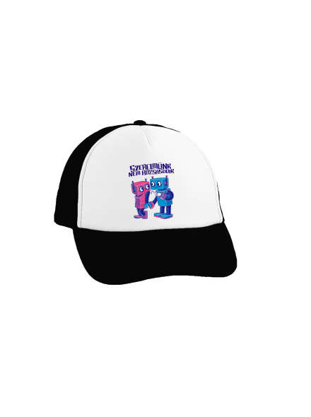 Robotok teherautós sapka Black cap