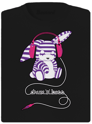 Drum and bass női sportpóló Black