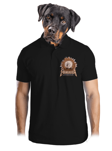 Mangalica férfi pólóingek Black
